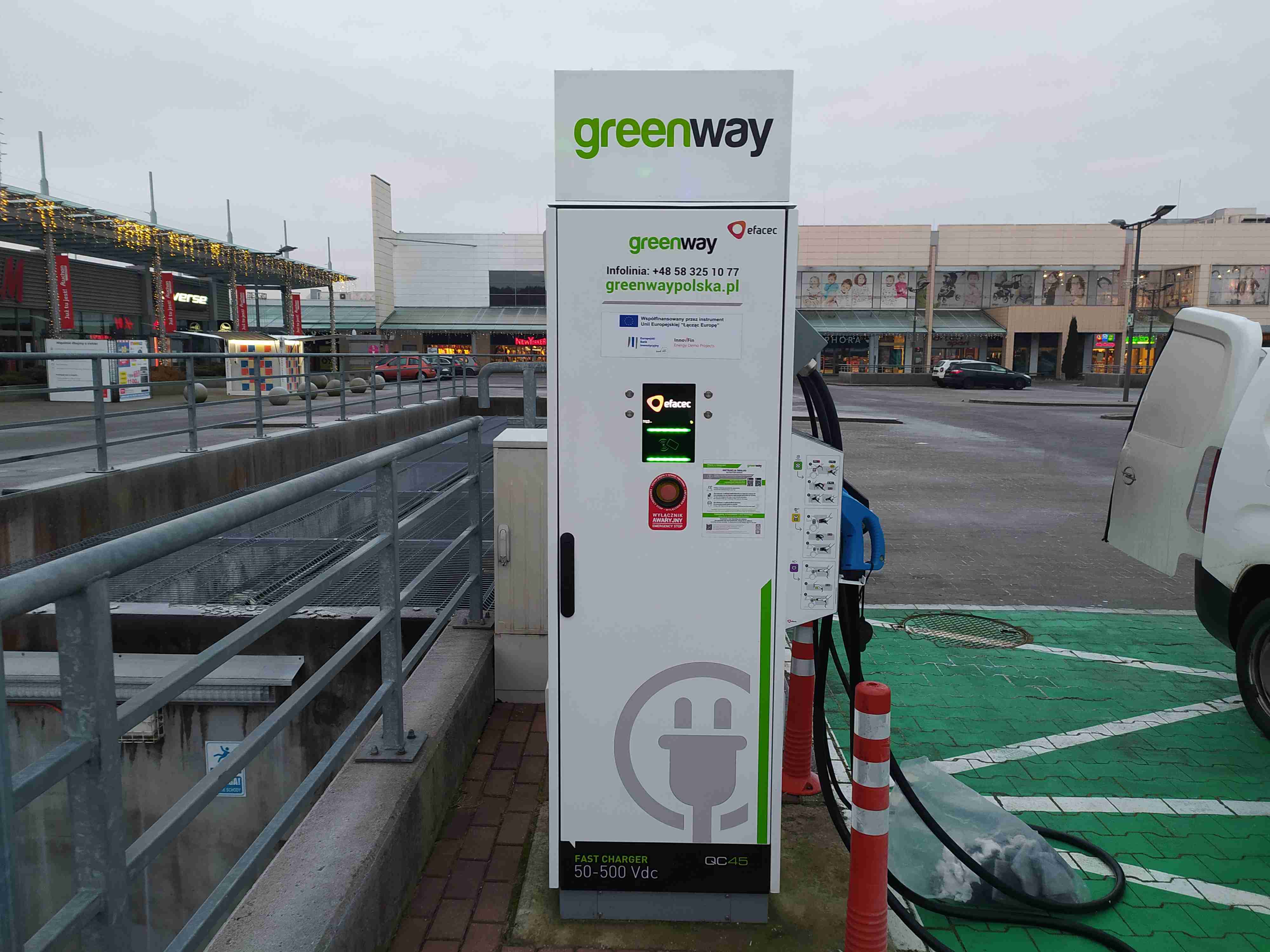 Pierwsza ładowarka sieci Greenway w Gdańsku otwarta