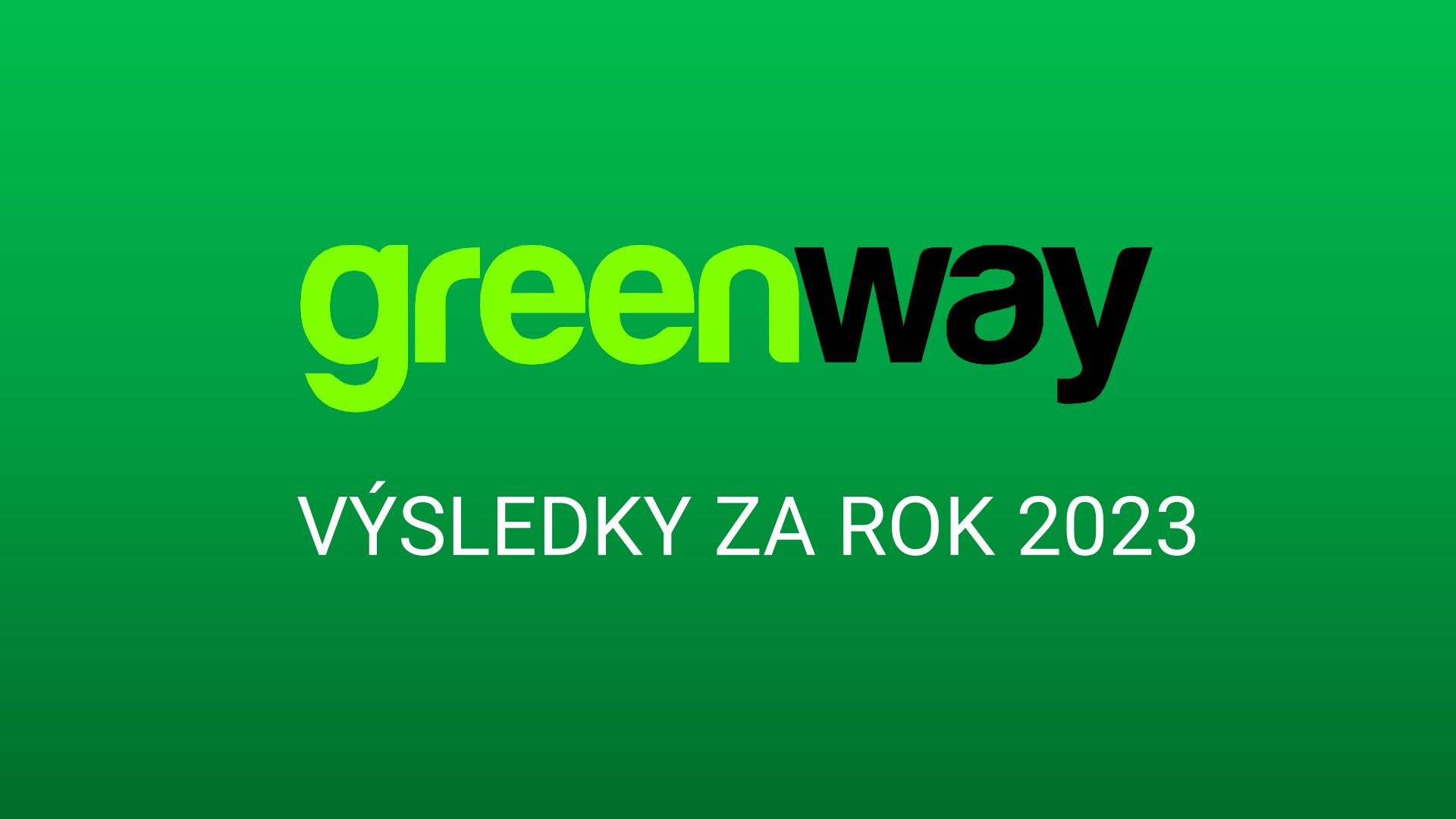 GreenWay na Slovensku v priebehu roka opäť zdvojnásobil výsledky